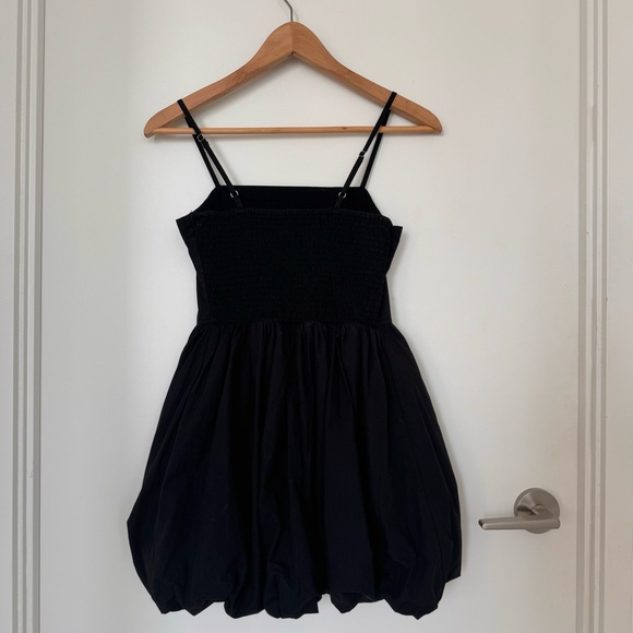 Cotton ON Black Bubble Hem Mini Dress Size 2 - Picture 5 of 10